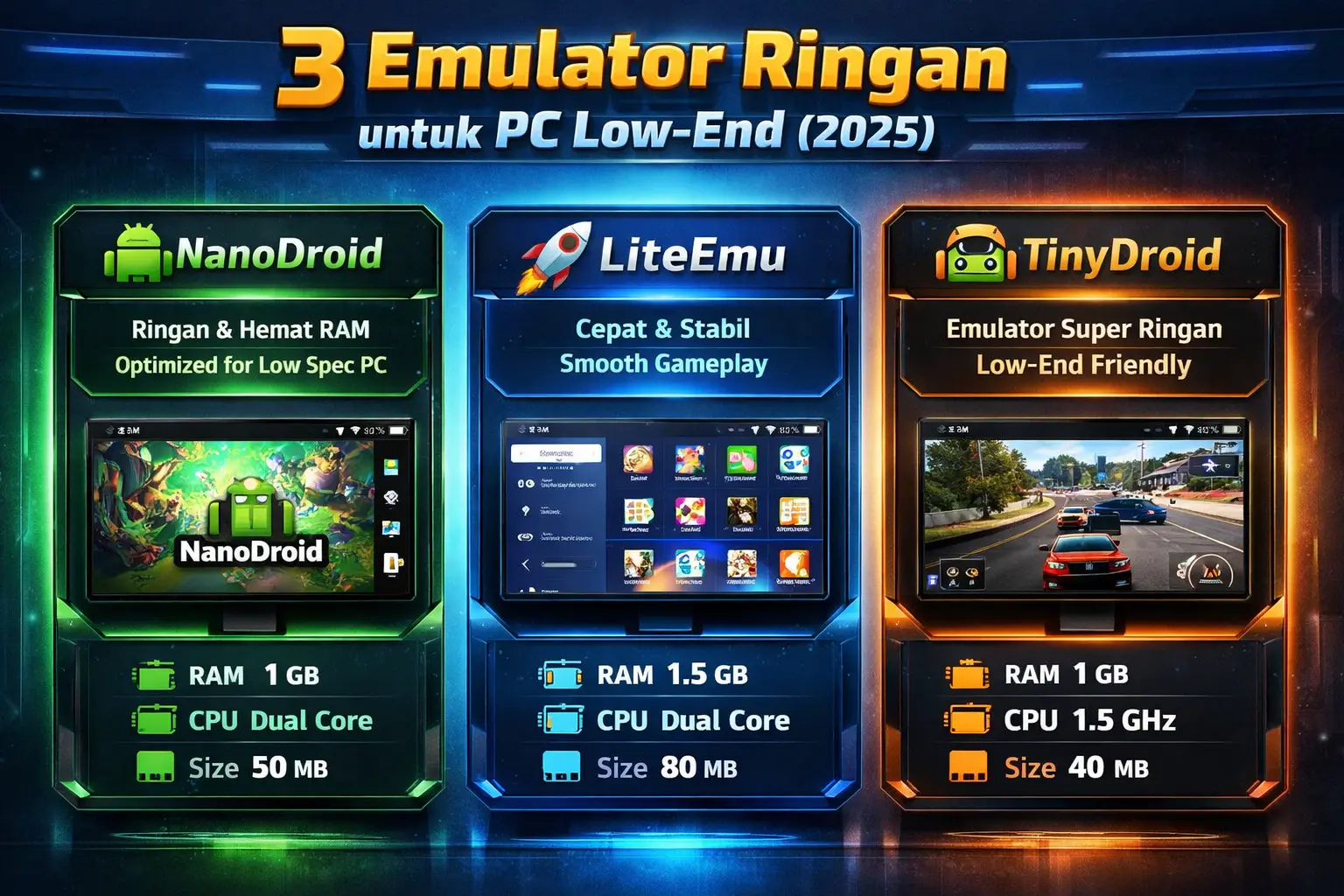 Emulator Ringan Banner