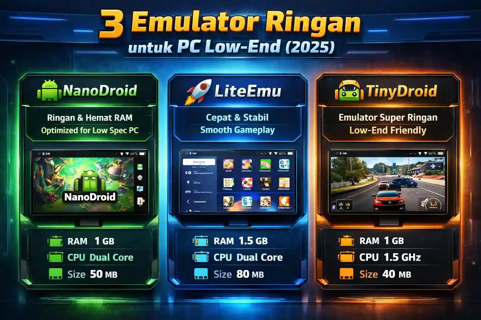 Emulator Ringan Banner