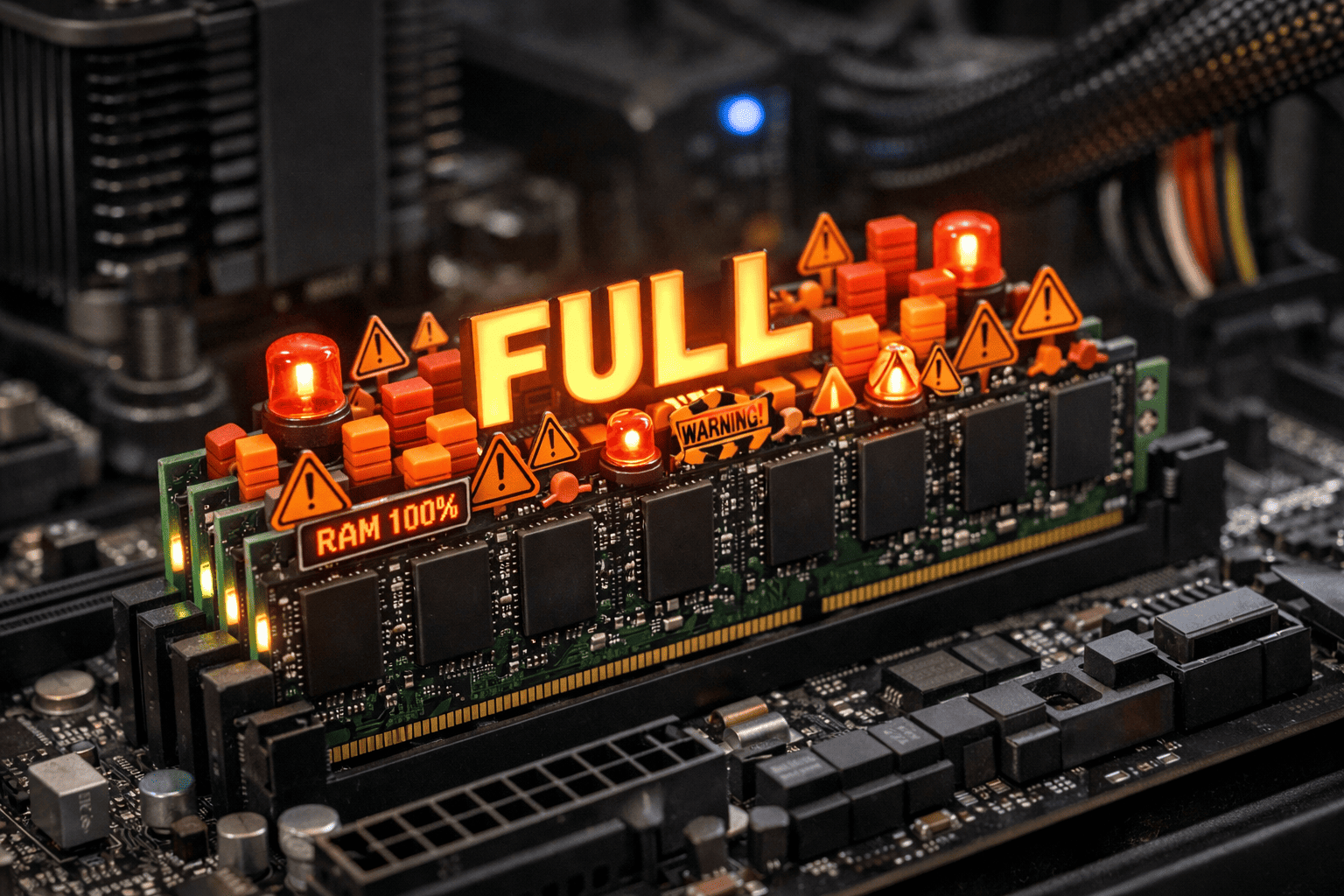 Ilustrasi RAM Penuh