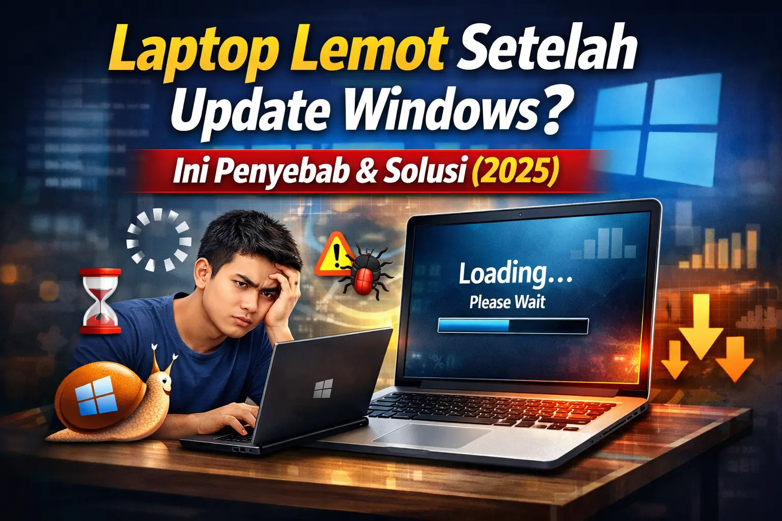 Laptop Lemot Setelah Update Windows? Ini Penyebab & Solusi (2025)
